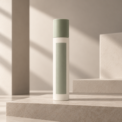 AI illustration of Column Face Moisture: side profile.