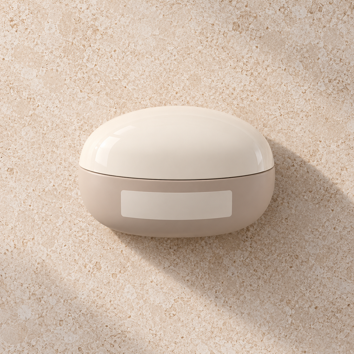 AI illustration of Pebble Face Moisture: overhead form.