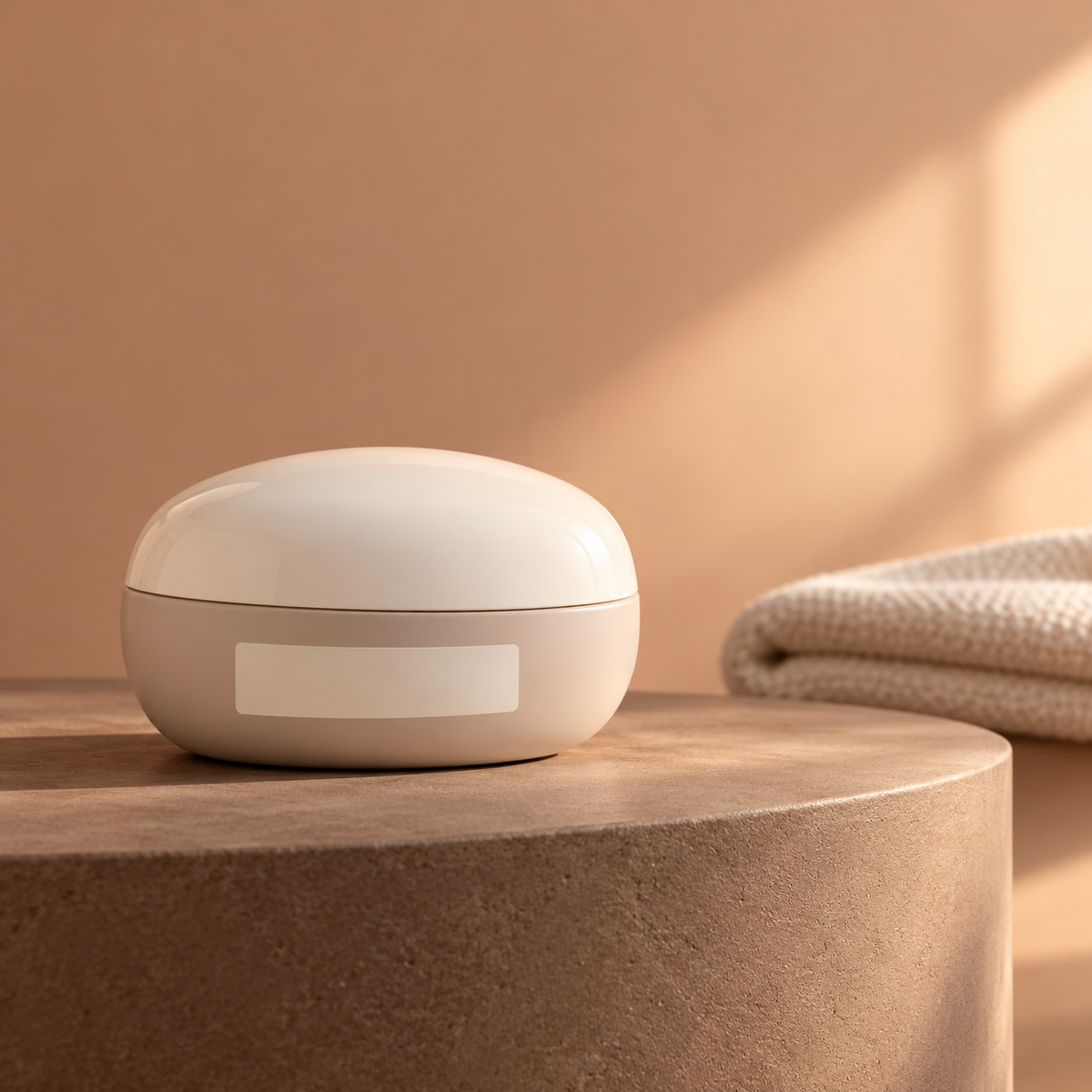 AI illustration of Pebble Face Moisture: editorial scene.
