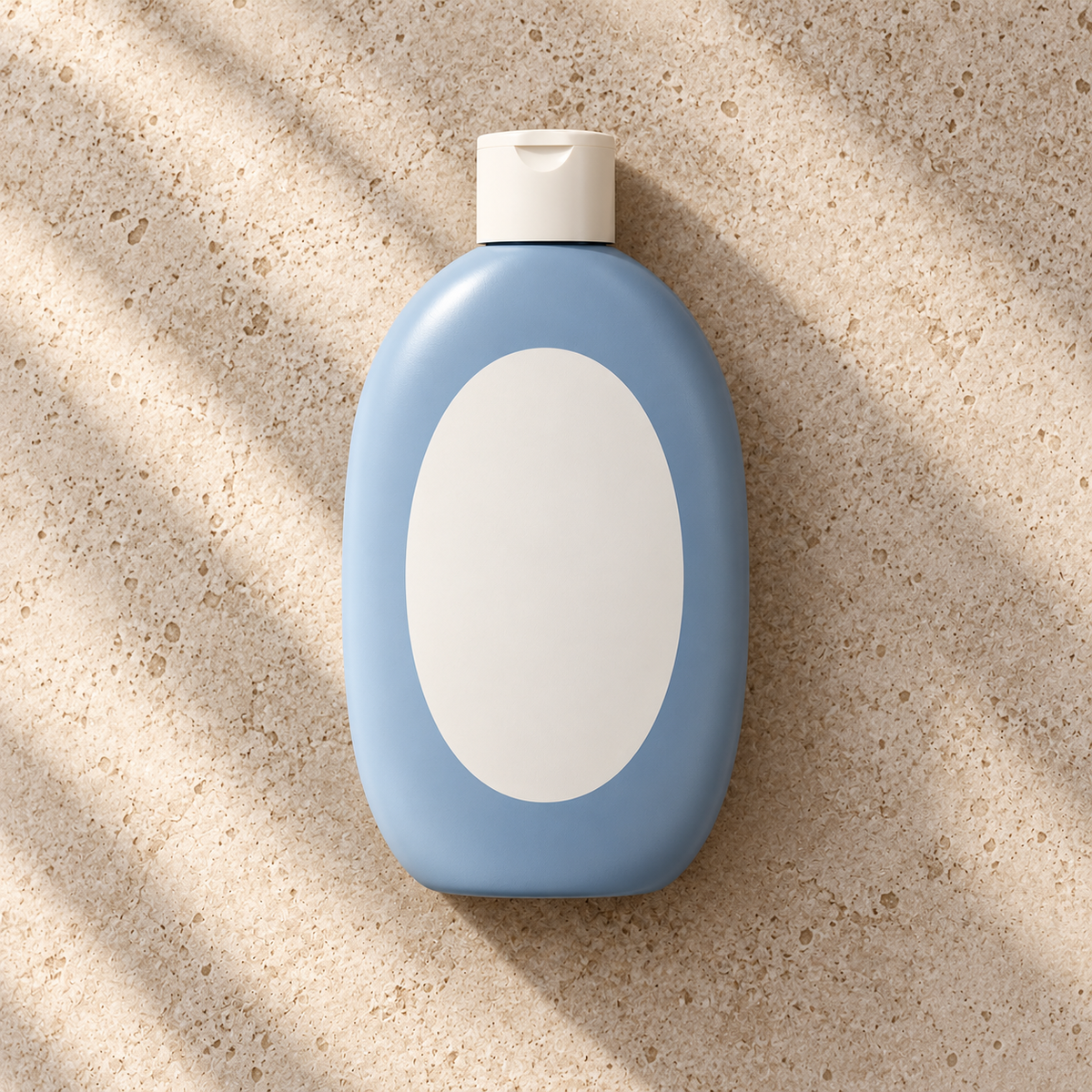AI illustration of Oval Body Moisture: overhead form.