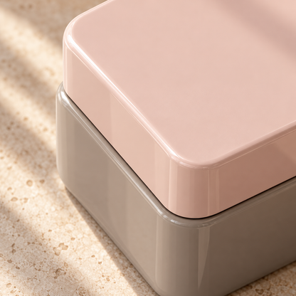 AI illustration of Square Body Moisture: closure detail.